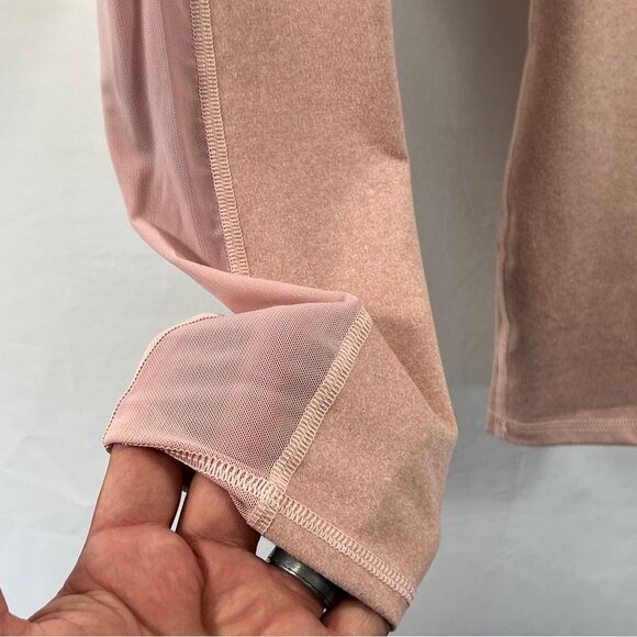 Fabletics On-The-Go PowerHold High-Waisted Rosebloom Heather Capri Leggings 0685 - Picture 6 of 15